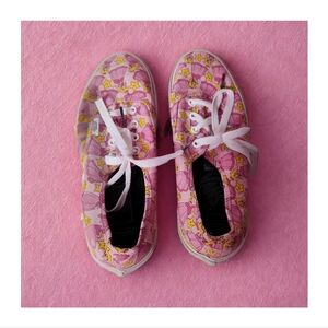 Vans Pink Peach Super Mario Sneakers